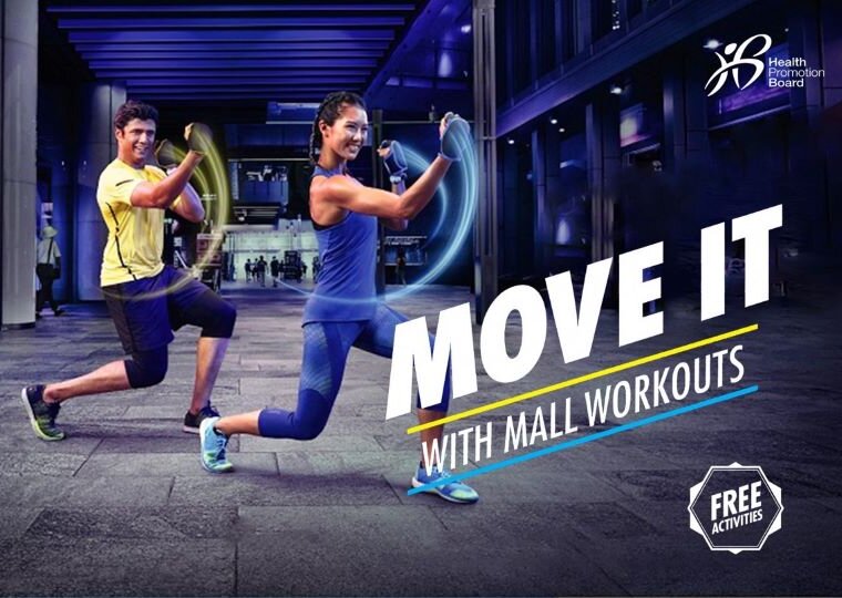 Saturday Mall Workout by Health Promotion Board